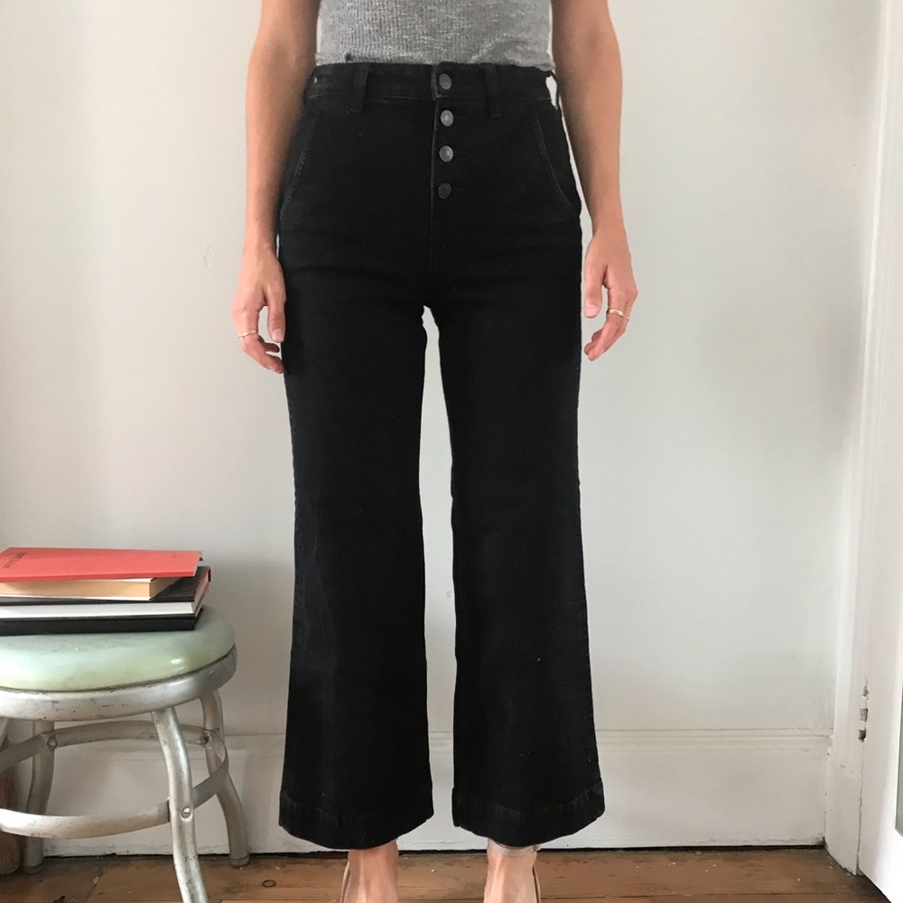 Everlane High Rise Wide Leg Stretch Jean